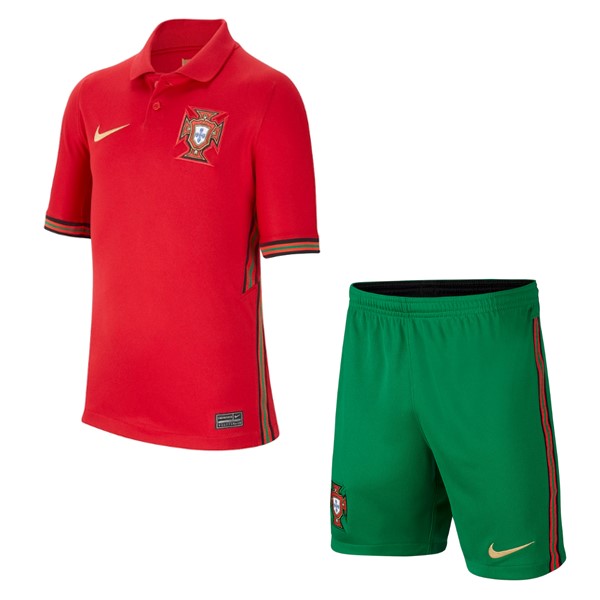 Camiseta Portugal Primera equipo Niños 2020 Rojo